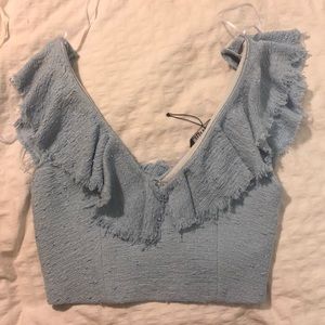 Blue ZARA shirt XS